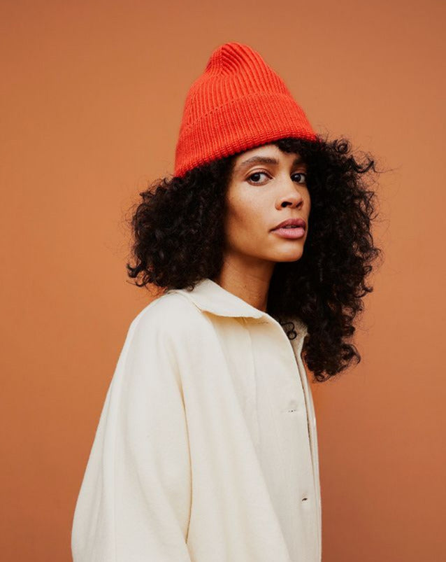 Climate Beneficial Beanie - Habanero Chili Red