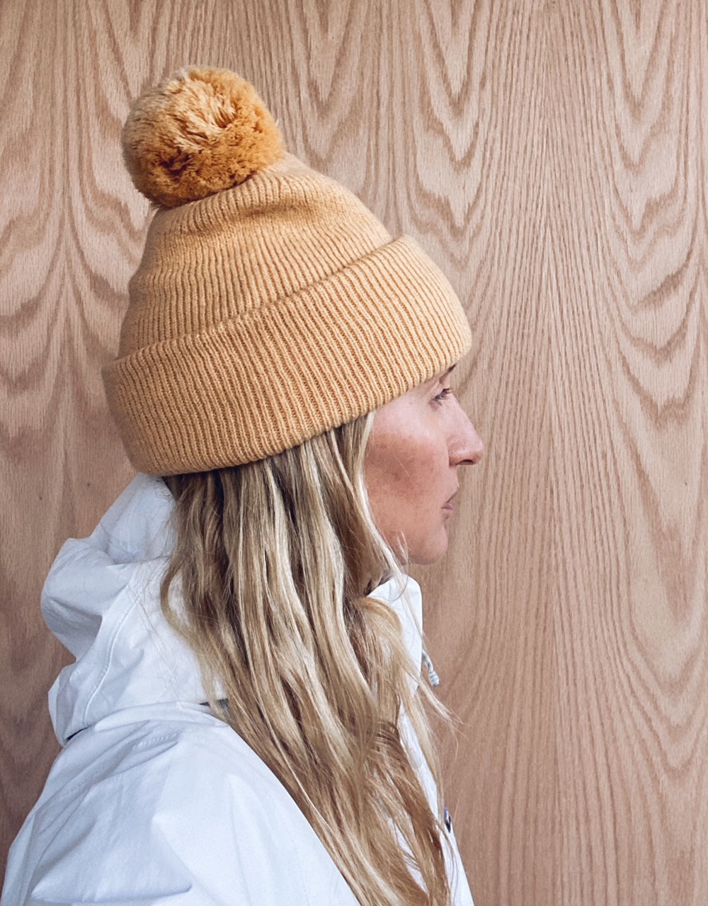 Pom Pom Tuque - Butter