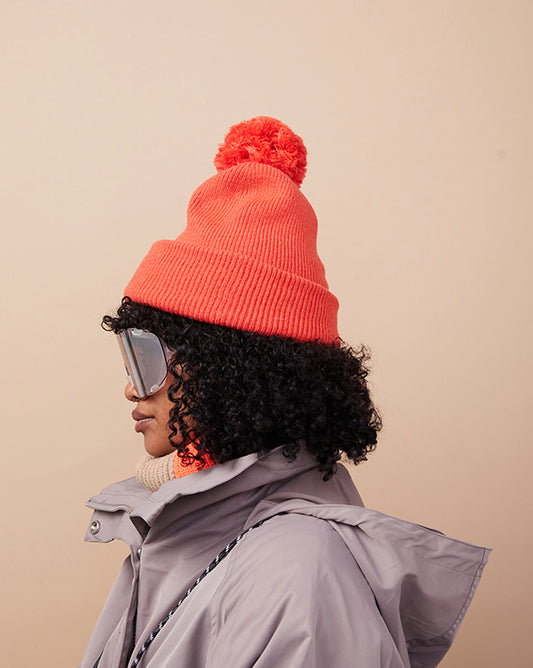 Pom Pom Tuque - Habanero Chili Red