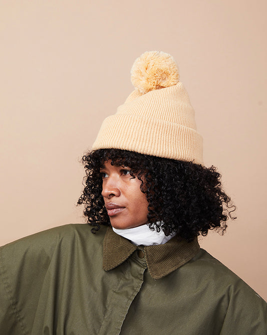 Pom Pom Tuque - Butter